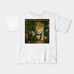 The jaguar in his paradise Kids T-Shirt